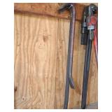 Lot of (2) 24",18" Pry Bars