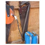 Hand Saw and 24" Pry Bar