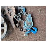 Lot of (3) Hoist/Pulley Asemblies