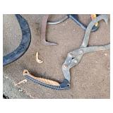 Lot of (3) Small Logging Hook/Hoist