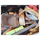 Tool Box with Assorted Hand Tools, Misc. Hardwares