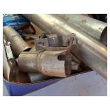 Lot of  Exhaust Pipe Parts - Tube, Hangers, Adapters