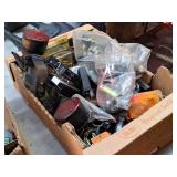 Lot of (1 Box) Trailer Lights, Harnesses and Accessories