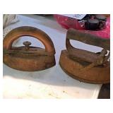 Lot of (2) Vintage Irons