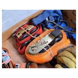 Lot of (1 Box) Assorted Ratchet Tiedown Straps