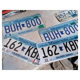 Lot of (8) Assorted Minnesota License Plates