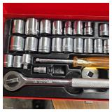 TA Tools, 3/8" Ratchet Set in Metal Tool Box