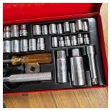 TA Tools, 3/8" Ratchet Set in Metal Tool Box