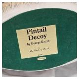 George Kruth Green Winged Teal Decoy(Feather Broken)