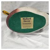 George Kruth Mallard Decoy