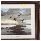 Pair of Prints, 1 is A.J Rudisill