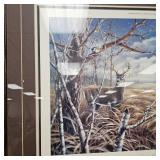 1995 Deer Hunters Signed Ken Kylmannen 38"x30"