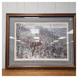 "Michael Sieve" Buck Print Signed 36"x28 1/2"
