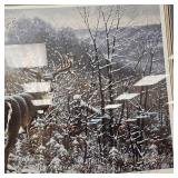 "Michael Sieve" Buck Print Signed 36"x28 1/2"