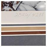 "Michael Sieve" Buck Print Signed 36"x28 1/2"