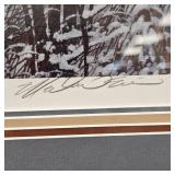 "Michael Sieve" Buck Print Signed 36"x28 1/2"