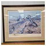 Less Kouba-Artist Proof-Pencil Signed-"Leavin Shelter" 33x28