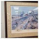 Less Kouba-Artist Proof-Pencil Signed-"Leavin Shelter" 33x28