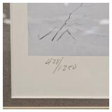 1992 Bruce Miller #428/1280 Pencil Signed Wolves, 36x29