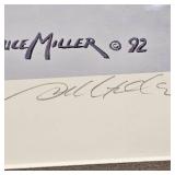 1992 Bruce Miller #428/1280 Pencil Signed Wolves, 36x29