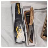 Sarge Folding Fillet Knife and Browning P.F Fixed Blade Knife