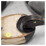 3 Gorgeous Hand Carved Duck Decoys