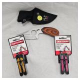 2-Craftsman Mini Multi Tools and RMEF Skinner Knife