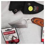 2-Craftsman Mini Multi Tools and RMEF Skinner Knife
