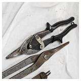 5 Tin Snips, Pliers, Snap Ring