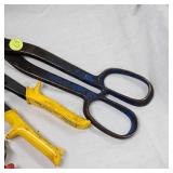 5 Tin Snips, Pliers, Snap Ring