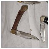 7 Misc Lockback Pocket Knives