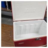 2-Original Coleman Steel/Poly Ice Coolers