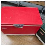 2-Original Coleman Steel/Poly Ice Coolers