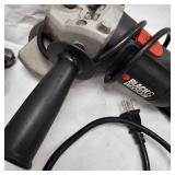 4" Black N Decker Grinder and Milwaukee Drill