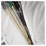 10-Misc Fishing Rods 2 w/Reels