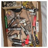 Box of Misc Tap/Die Tools and Misc