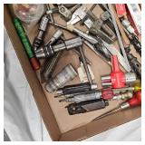 Box of Misc Tap/Die Tools and Misc