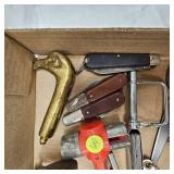 Misc Feeler Gauges, Barlow Knives, Brass Cane Handle