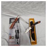 Browning Knife/Folding Fillet Knife/Zippo Utility Lighter