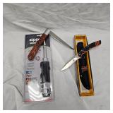 Browning Knife/Folding Fillet Knife/Zippo Utility Lighter