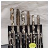 Very Nice Tap and Drill Bit Set in Case