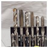 Very Nice Tap and Drill Bit Set in Case