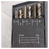 Very Nice Tap and Drill Bit Set in Case