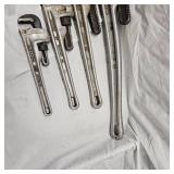 Rigid Aluminum Pipe Wrenches 24",18",15",10"
