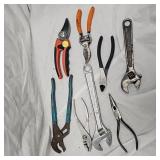 Crescent Wrenches Channel Locks and Craftsman Cutters #824,#818,#815,#810