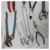 Crescent Wrenches Channel Locks and Craftsman Cutters #824,#818,#815,#810