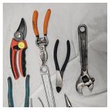 Crescent Wrenches Channel Locks and Craftsman Cutters #824,#818,#815,#810