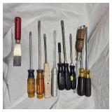 Screw Drivers, Snap-On and Craftsman