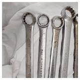 Large Lot of 1 1/8-1 5/8 Wrench Set, 8 Qty (Williams and Craftsman)