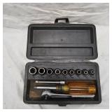 Craftsman 1/4" Ratchet Socket Set in Box